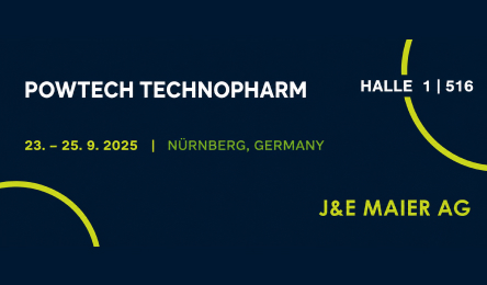 Besuchen Sie uns auf der POWTECH TECHNOPHARM 2026 in Nürnberg Besuchen Sie uns auf der POWTECH TECHNOPHARM 2026 in Nürnberg